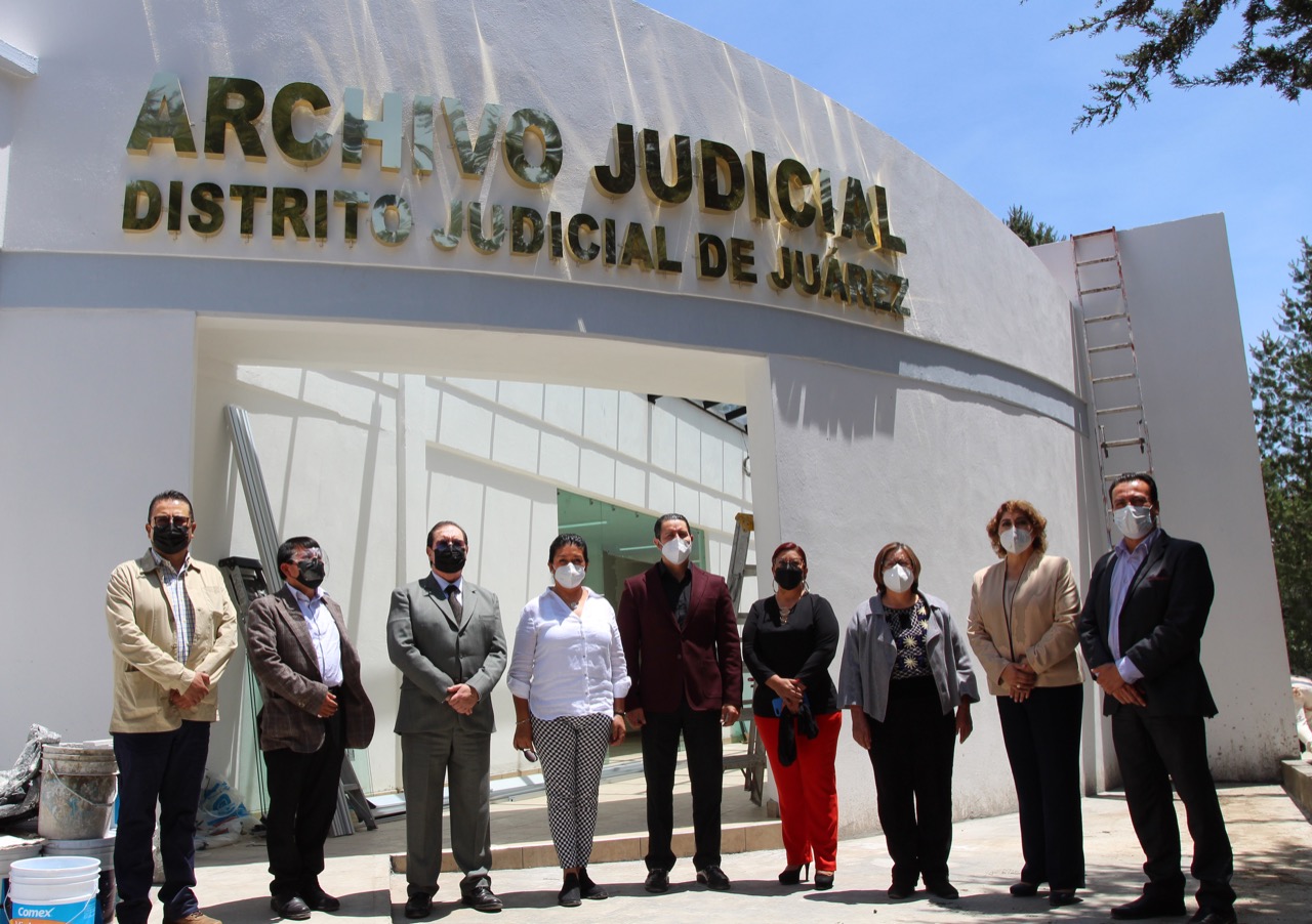 Supervisan magistrados y consejeros construcción de Casas de Justicia y  Archivo Judicial