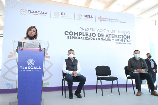 Presenta Lorena Cuéllar el Complejo de Atención Especializada en Salud  y Bienestar