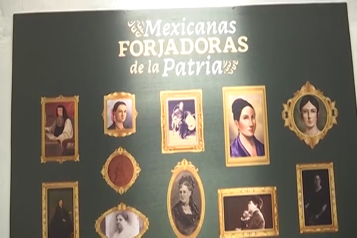 Inauguraron la exposición “Mexicanas forjadoras de la Patria”