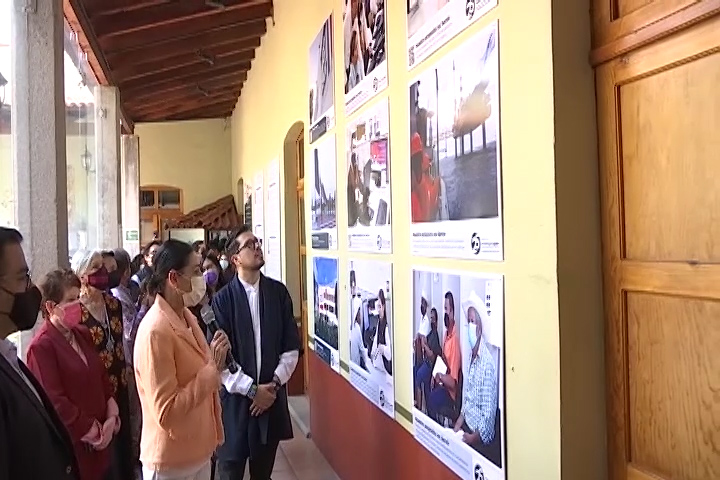 Se inauguró la muestra fotográfica del SAT en las instalaciones del Museo Miguel N. Lira