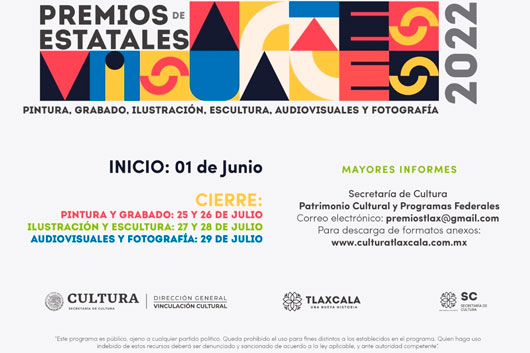 Lanza la Secretaría de Cultura convocatoria para Premios de Artes Visuales 2022