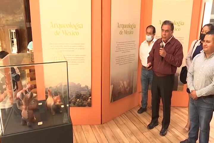 Inauguran autoridades del INAH exposición temporal “Arqueología de México” 