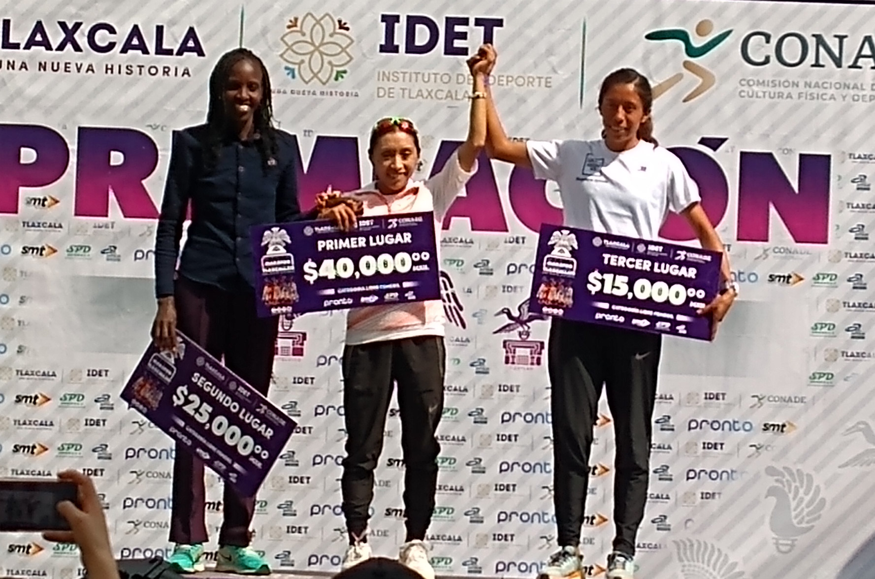 El medio maratón internacional Tlaxcallán definió ganadores 