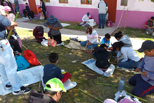 Primaria bilingüe “Bimi Manandi Yu`Mu” rescata juegos tradicionales de Ixtenco