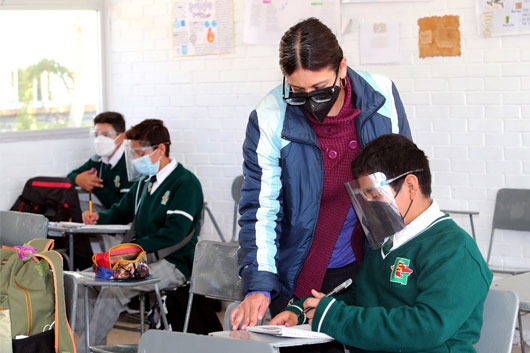 El 97 por ciento de escuelas en Tlaxcala ya tiene clases presenciales