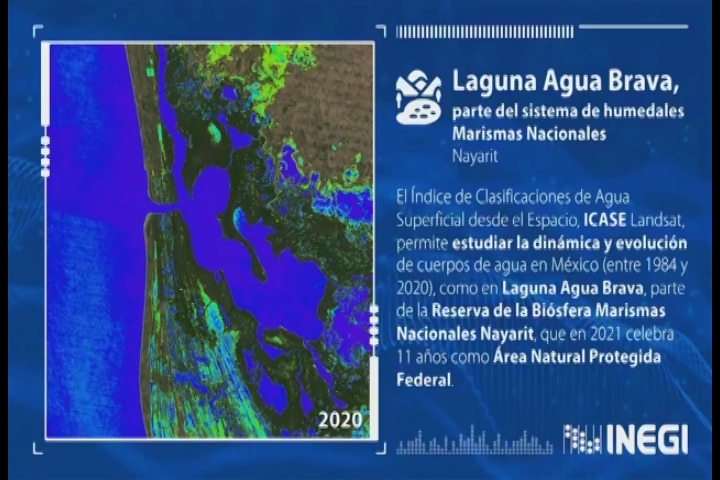 INEGI presentó el Índice de Clasificaciones de Agua Superficial desde el Espacio