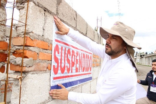 Propaet suspende obra civil en Santa Cruz Tlaxcala