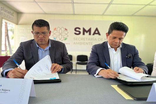 Signó SMA convenio de colaboración con el Ayuntamiento de Calpulalpan en materia de aguas residuales
