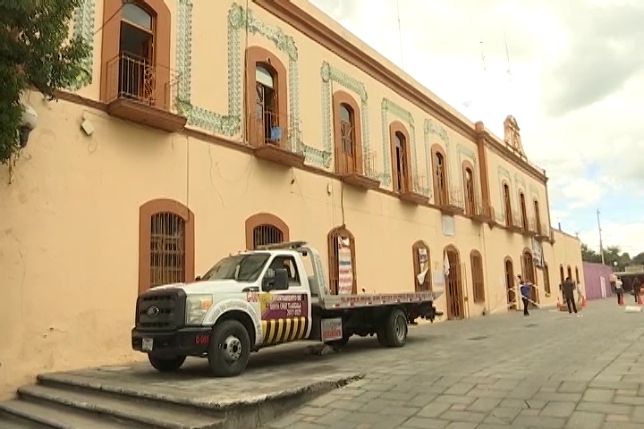 Rehabilita Gobierno del Estado tramos carreteros en el municipio de Santa Cruz Tlaxcala