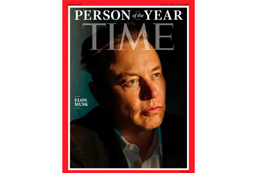 Elon Musk es la Persona del Año 2021, según la revista Time: 