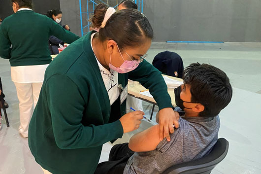 Aplica IMSS Tlaxcala primera dosis de vacuna contra COVID-19 a niñas y niños de 5 a 11 años