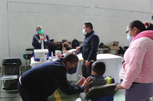 Recibirán 17 municipios de Tlaxcala vacuna contra Covid-19 para infantes de 5 a 11 años
