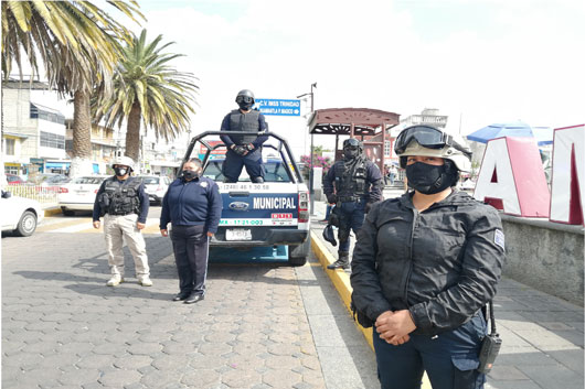 Grupo de Reacción Inmediata fortalece seguridad en Amaxac