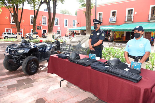 Entrega Ayuntamiento de Tlaxcala equipamiento a Policía MunicipalEntrega Ayuntamiento de Tlaxcala equipamiento a Policía Municipal
