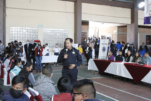 Clausura SSC semana “Juntos por la Prevención del Delito” en Tetlanohcan 
