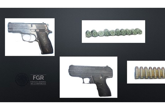 FGR obtiene vinculación a proceso contra dos personas por portación de armas de fuego