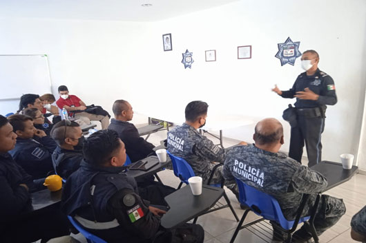 La SSC capacita a más de 30 policías municipales de Yauhquemehcan 