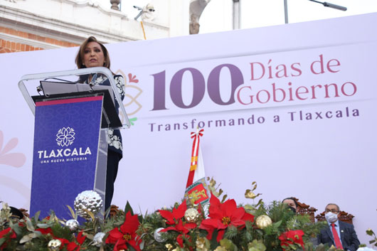 El mejor de los futuros ha comenzado para Tlaxcala a 100 días de gobierno: LCC