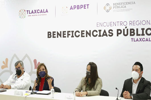 Encabezó gobernadora Lorena Cuéllar el Encuentro regional de beneficencias públicas con sede en Tlaxcala