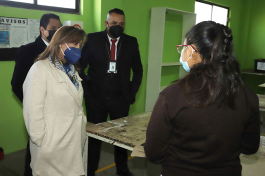 Visitó Lorena Cuéllar el centro de internamiento de la Coordinación Estatal de Medidas para Adolescentes