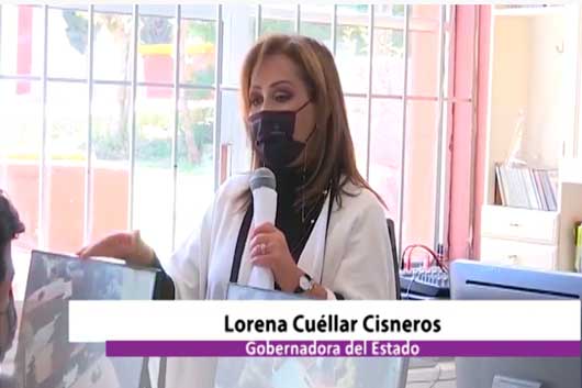 Inauguró Cuéllar Cisneros Laboratorio de Inglés y Centro de Cómputo del Cobat 01