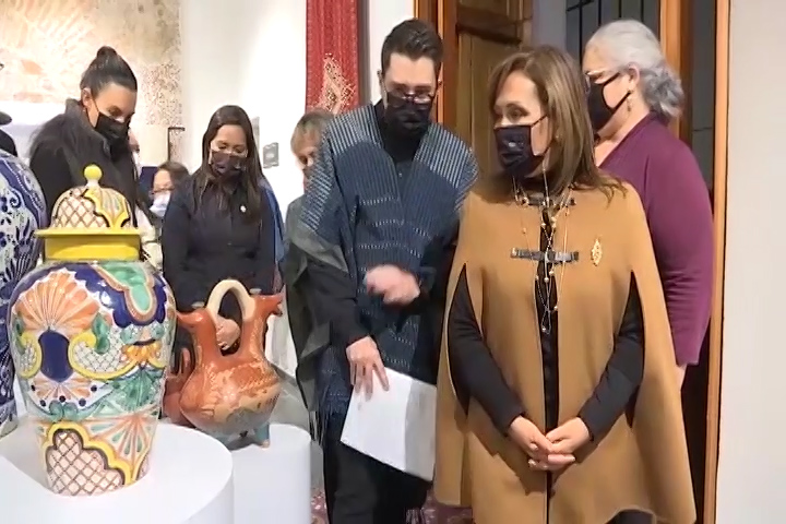 La gobernadora Lorena Cuéllar reinauguró el Museo de Arte de Tlaxcala en la capital del estado