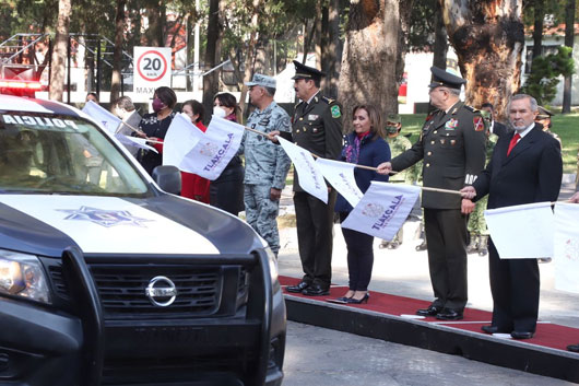 Gobernadora Lorena Cuéllar dio banderazo de inicio al operativo “Diciembre Seguro”