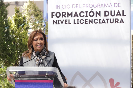 Constató gobernadora Lorena Cuéllar inicio del programa de formación dual nivel licenciatura