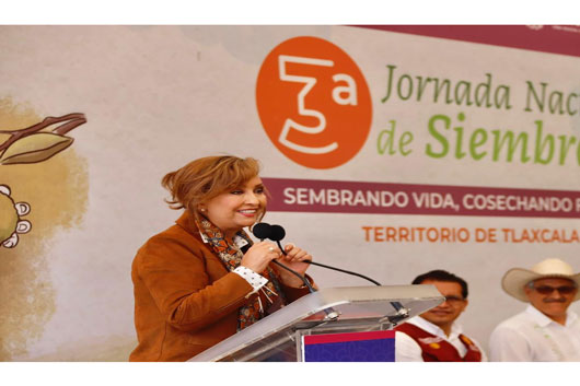Encabezó Gobernadora Lorena Cuéllar 3ra Jornada Nacional de Siembra en Emiliano Zapata