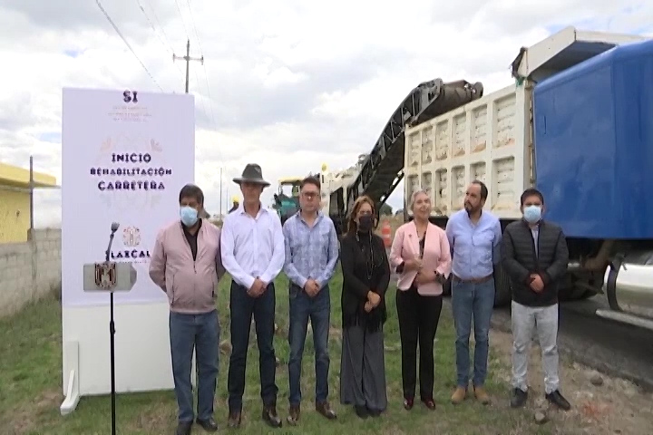 Rehabilitación de la carretera Apizaco-Muñoz beneficiará a pobladores de 4 municipios de la región: Gobernadora