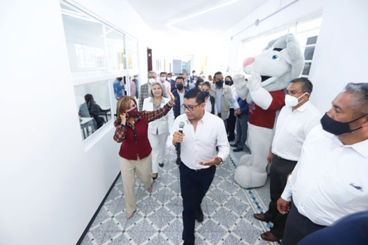 Inauguró Gobernadora Lorena Cuéllar extensión de la UPTX en Yauhquemehcan