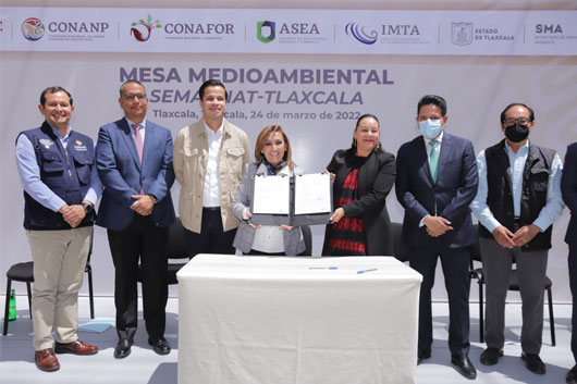 Acuerda Gobierno de Tlaxcala acciones de colaboración con el sector ambiental federal