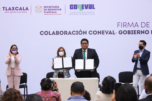  Firman convenio de colaboración Gobierno del Estado y Coneval