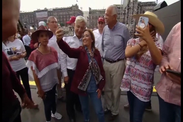 Celebran en Ciudad de México 4 años de gobierno del presidente Andrés Manuel López Obrador