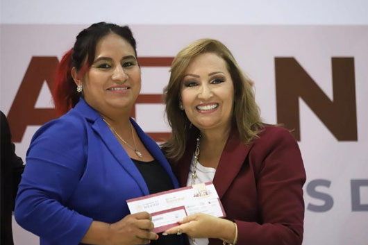 Entregó gobernadora Lorena Cuéllar apoyos económicos por 75 mdp del programa “la escuela es nuestra”