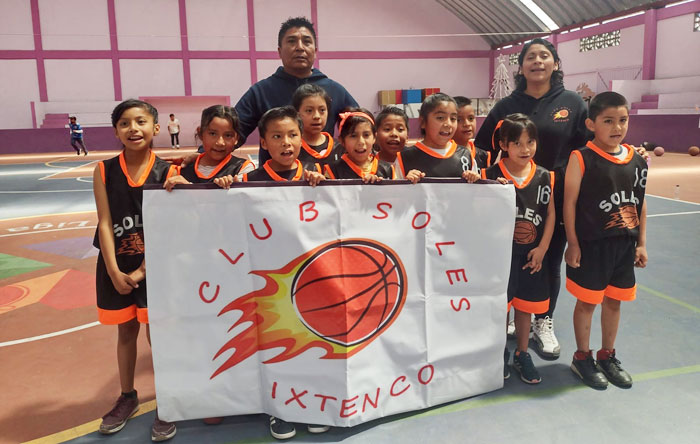 El club Soles de Ixtenco cumplió 5 años de fomentar el baloncesto