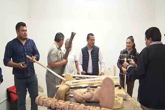 Inaugura CAT el taller “Rescate de las Artesanías de Madera Tallada en Tizatlán”