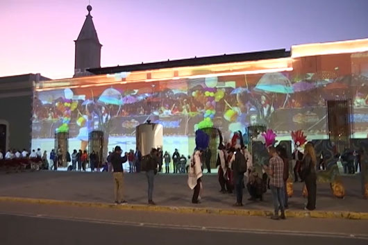 Se proyecta en la fachada del Museo de Arte de Tlaxcala el documental “En el hilo del tiempo”