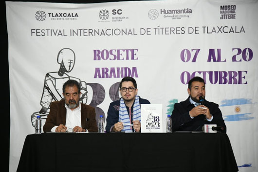 Presenta Secretaría de Cultura edición 38 del festival internacional de títeres Rosete Aranda