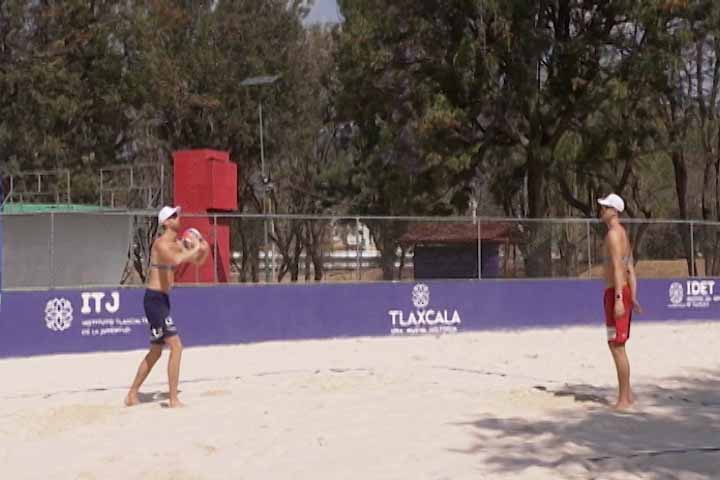 Culminó dupla de voleibol de playa de Noruega campamento de análisis en Tlaxcala