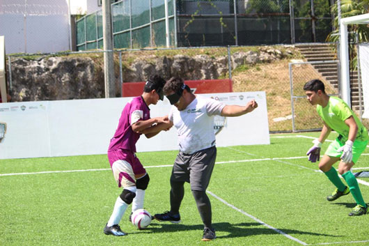 Concluye Tlaxcala participación en fútbol para ciegos en paranacionales CONADE 2023