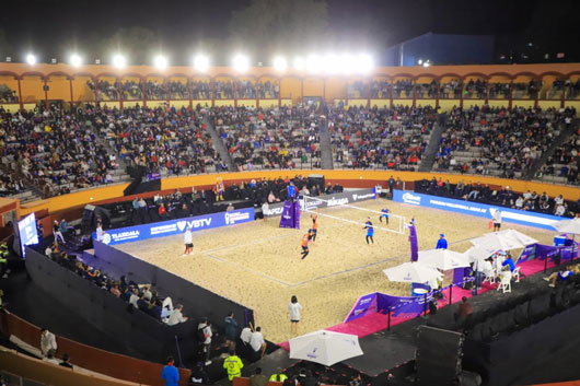 Impactante cierre de cuartos de final del mundial de playa se vivió en Apizaco