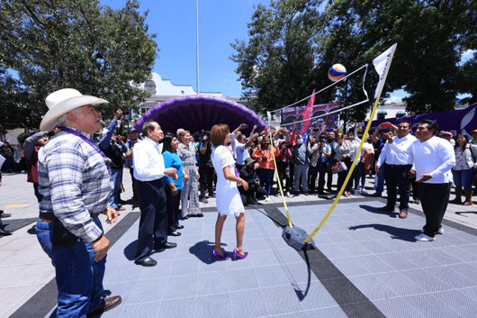 Presentaron autoridades estatales canción oficial del mundial de voleibol de playa Tlaxcala 2023