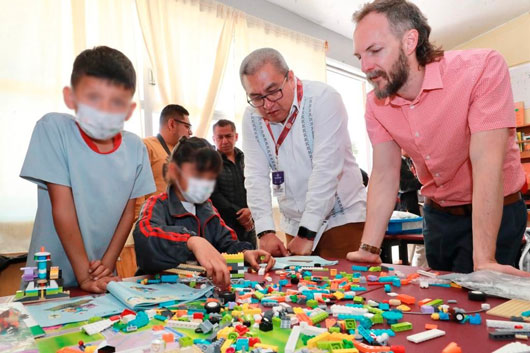 Visitan SEPE-USET y Fundación Robotix escuela con apoyo “First Y Lego Education”
