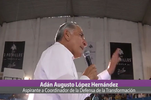 Realiza Adán Augusto López cierre regional en Tlaxcala