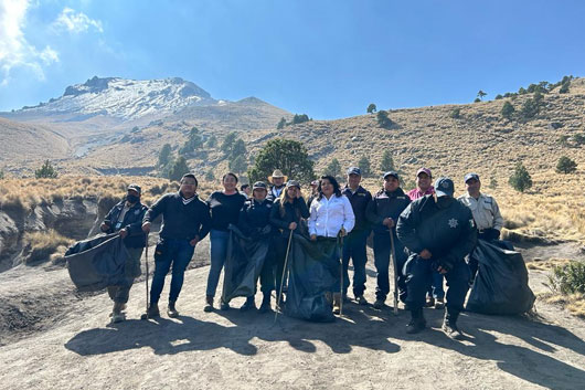 Recolecta SMA 3.5 toneladas de basura en el Parque Nacional La Malinche