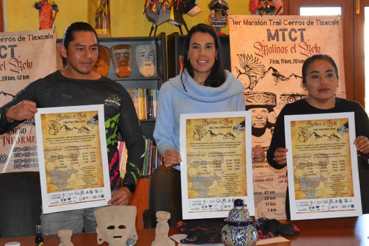 Impulsan turismo deportivo con “Maratón Trail Cerros de Tlaxcala Molinos el Reto 2023”