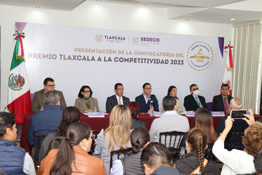 Presenta SEDECO convocatoria del premio Tlaxcala a la Competitividad 2023