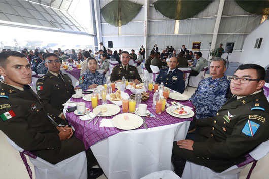 Gobierno del Estado participó en el CVIII Aniversario de la Creación de la Fuerza Aérea Mexicana