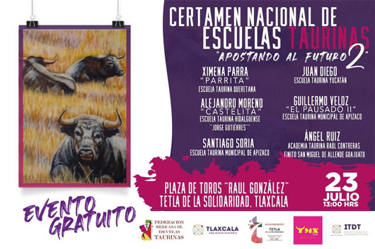 Tlaxcala será sede del certamen nacional de escuelas taurinas